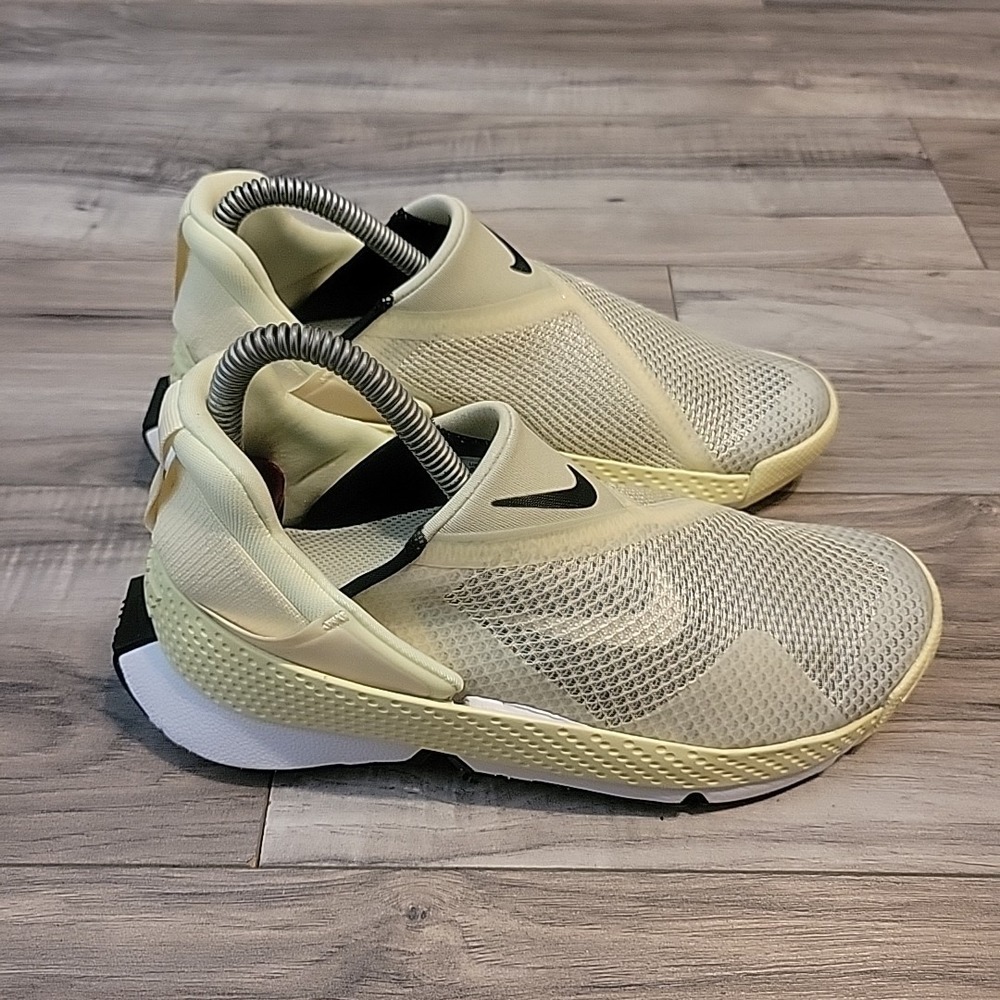 Nike Go Flyease Alabaster Black Muslin‎  Womens 6 Easy On/Off DR5540-700 NEW